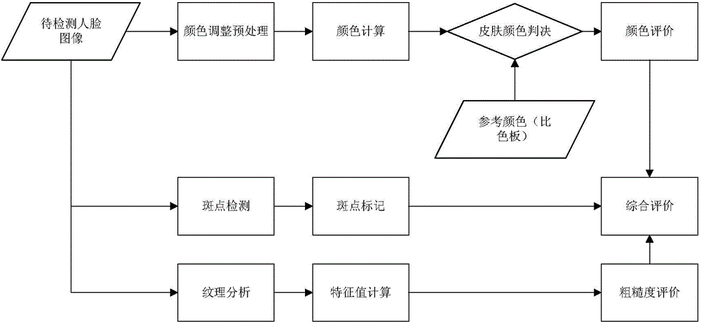 Skin detection system and method