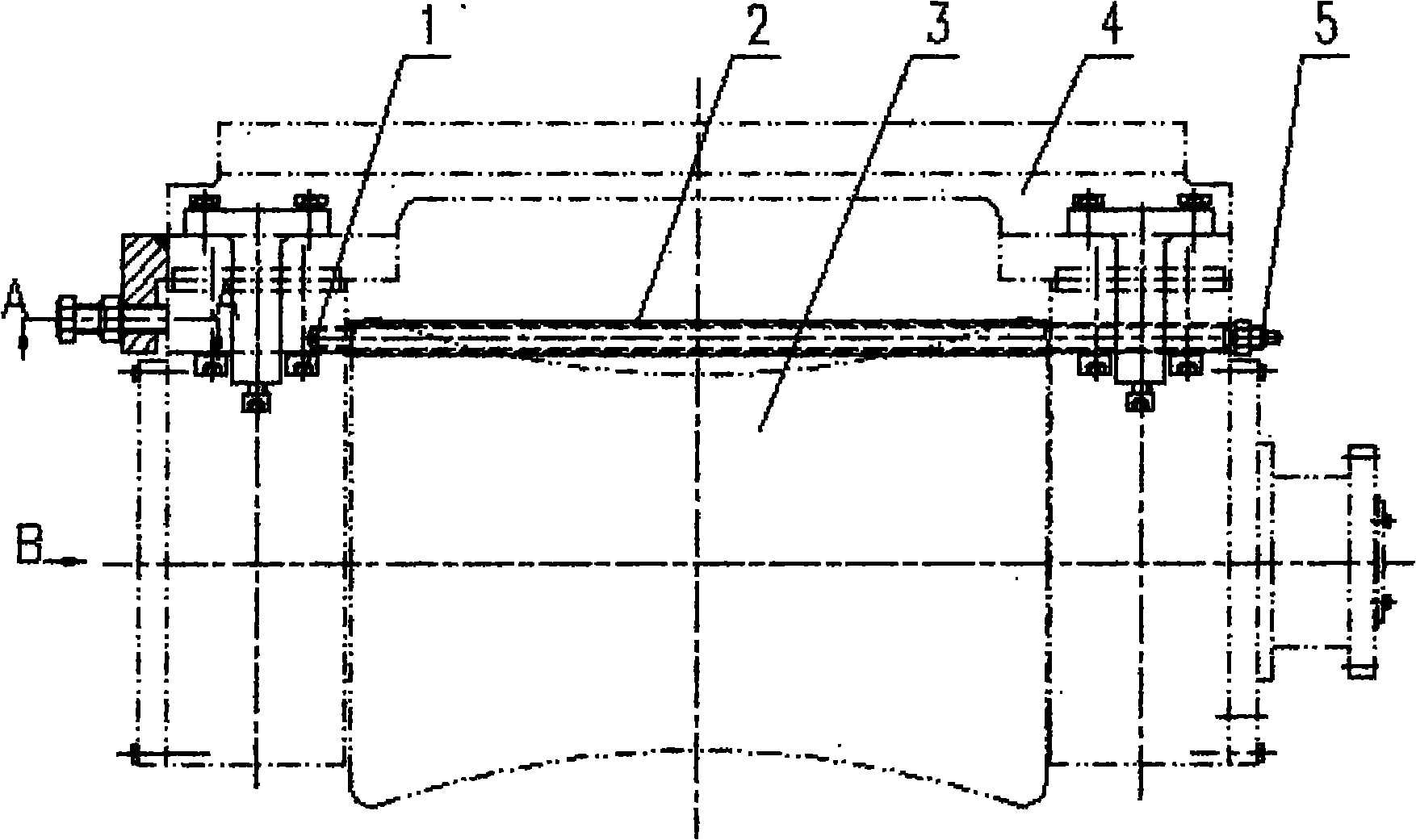 Method for adjusting roll axial direction of multi-diagonal roll straightener