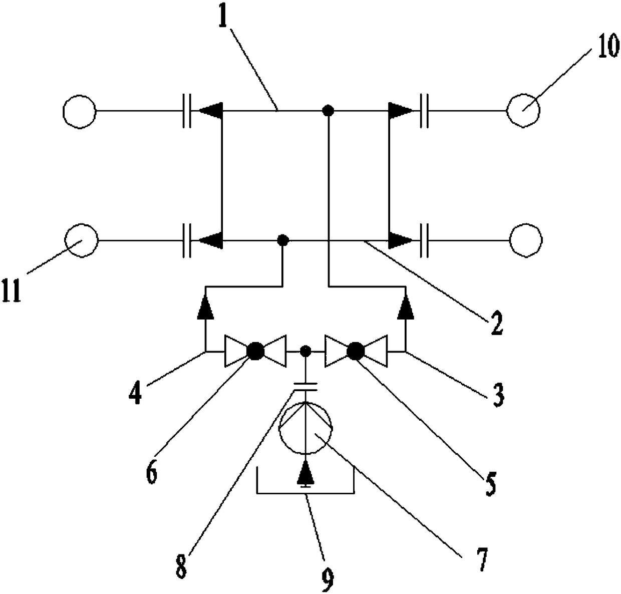 Layered sanding pipeline of diamond line sanding device