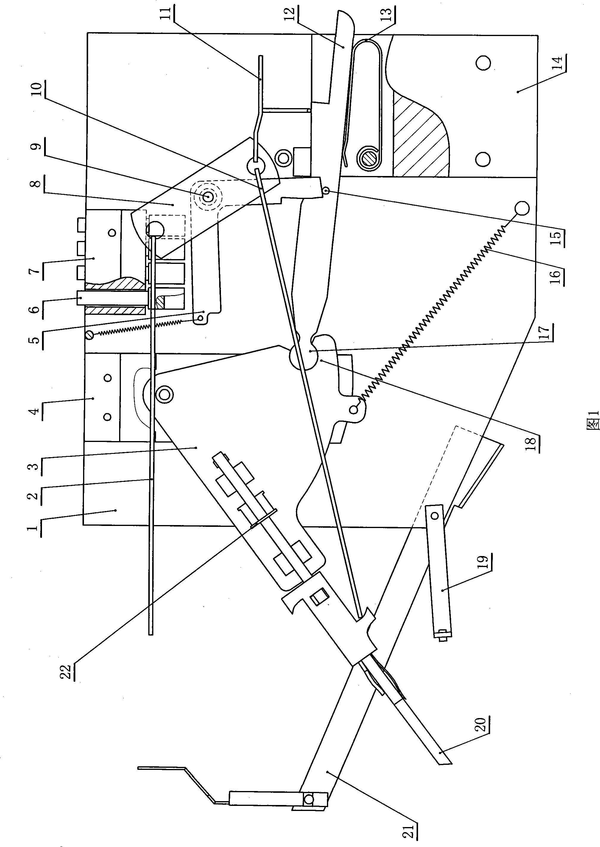 Automatic yarn changing device