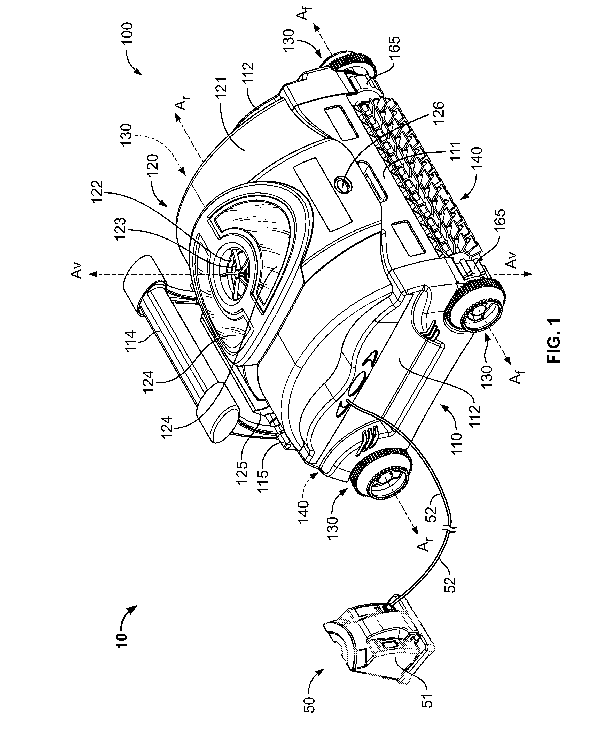 Pool Cleaning Device With Adjustable Buoyant Element