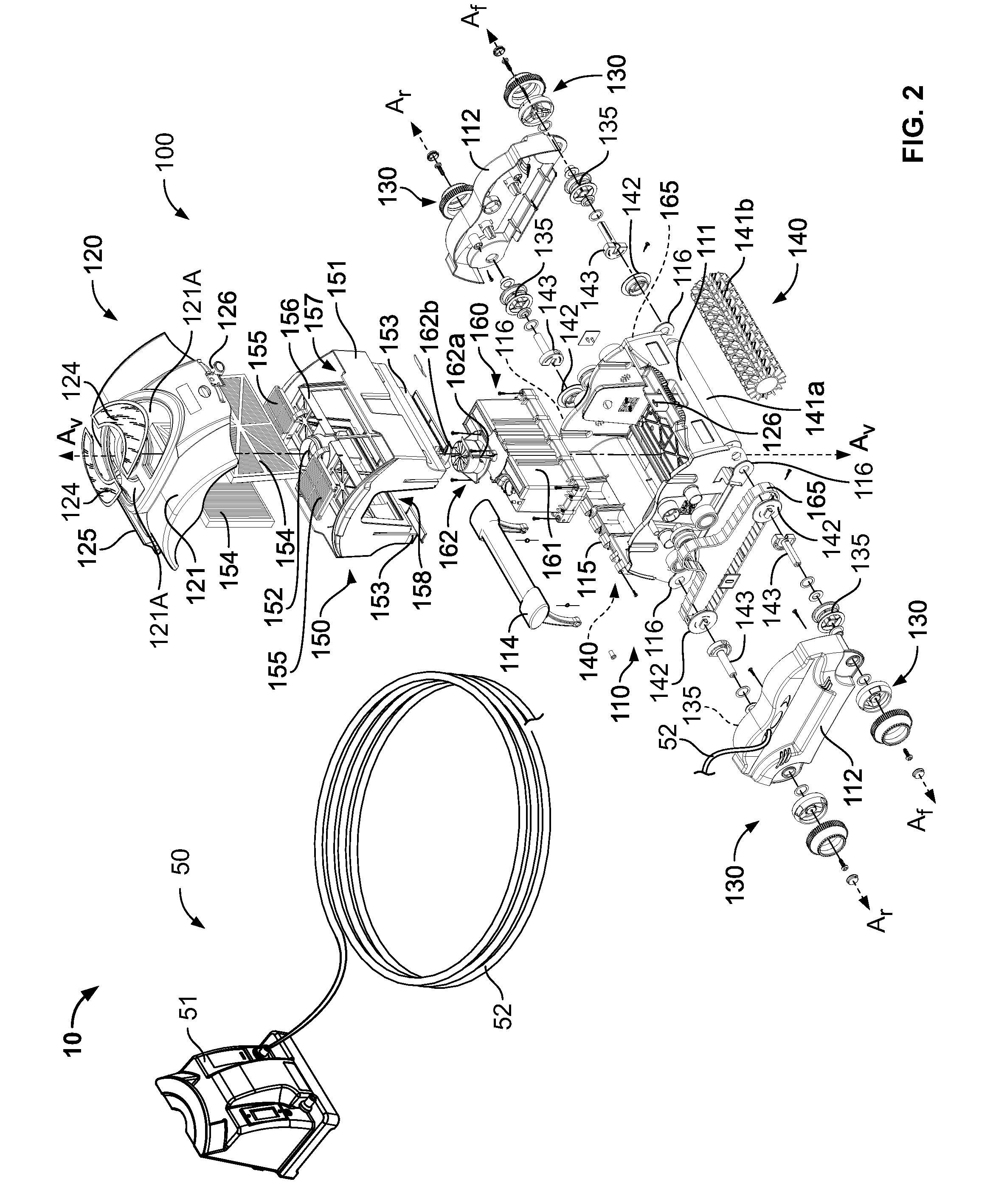 Pool Cleaning Device With Adjustable Buoyant Element