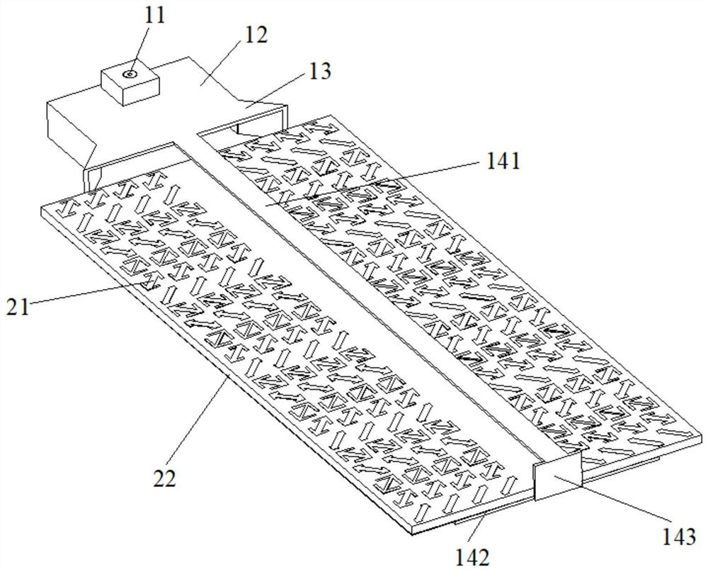 Phase gradient metasurface antenna of microstrip-line-like feed structure