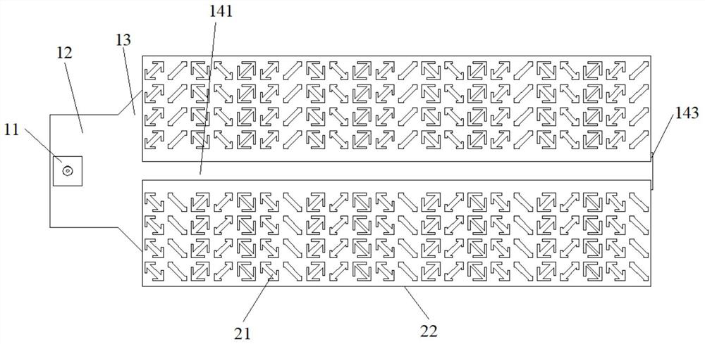 Phase gradient metasurface antenna of microstrip-line-like feed structure