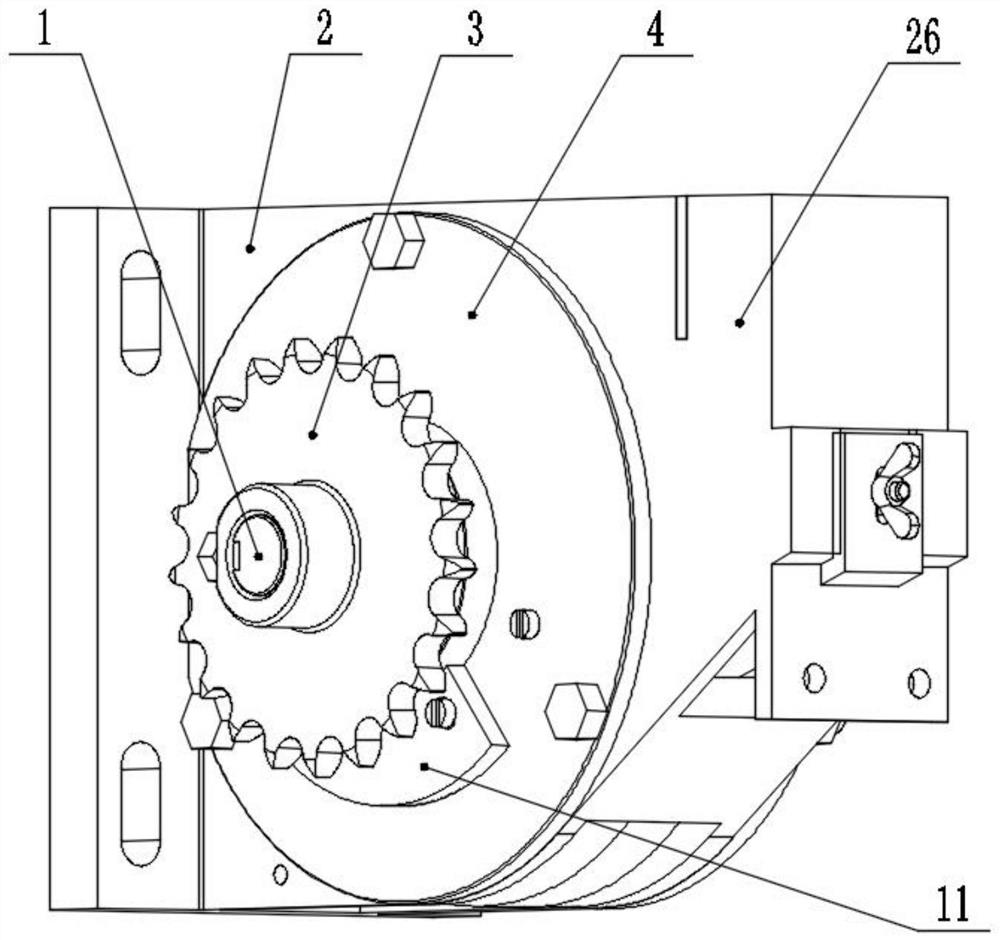 A self-cleaning type hole wheel hole seed metering device for small particle size seeds