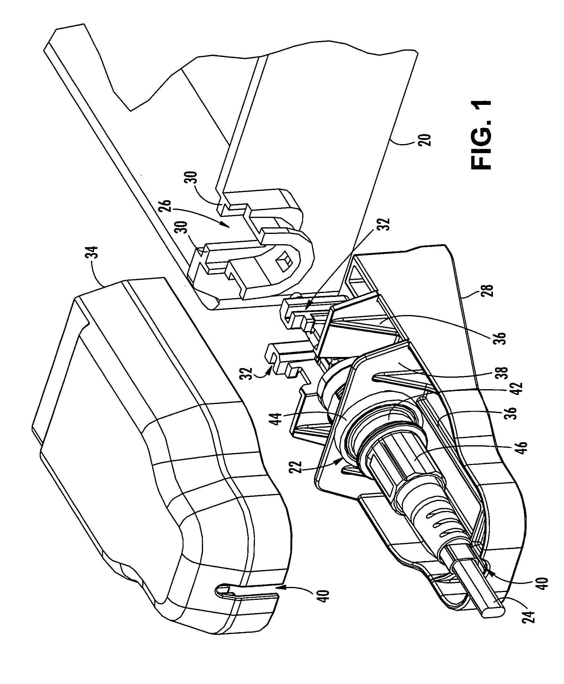 Connector port for network interface device