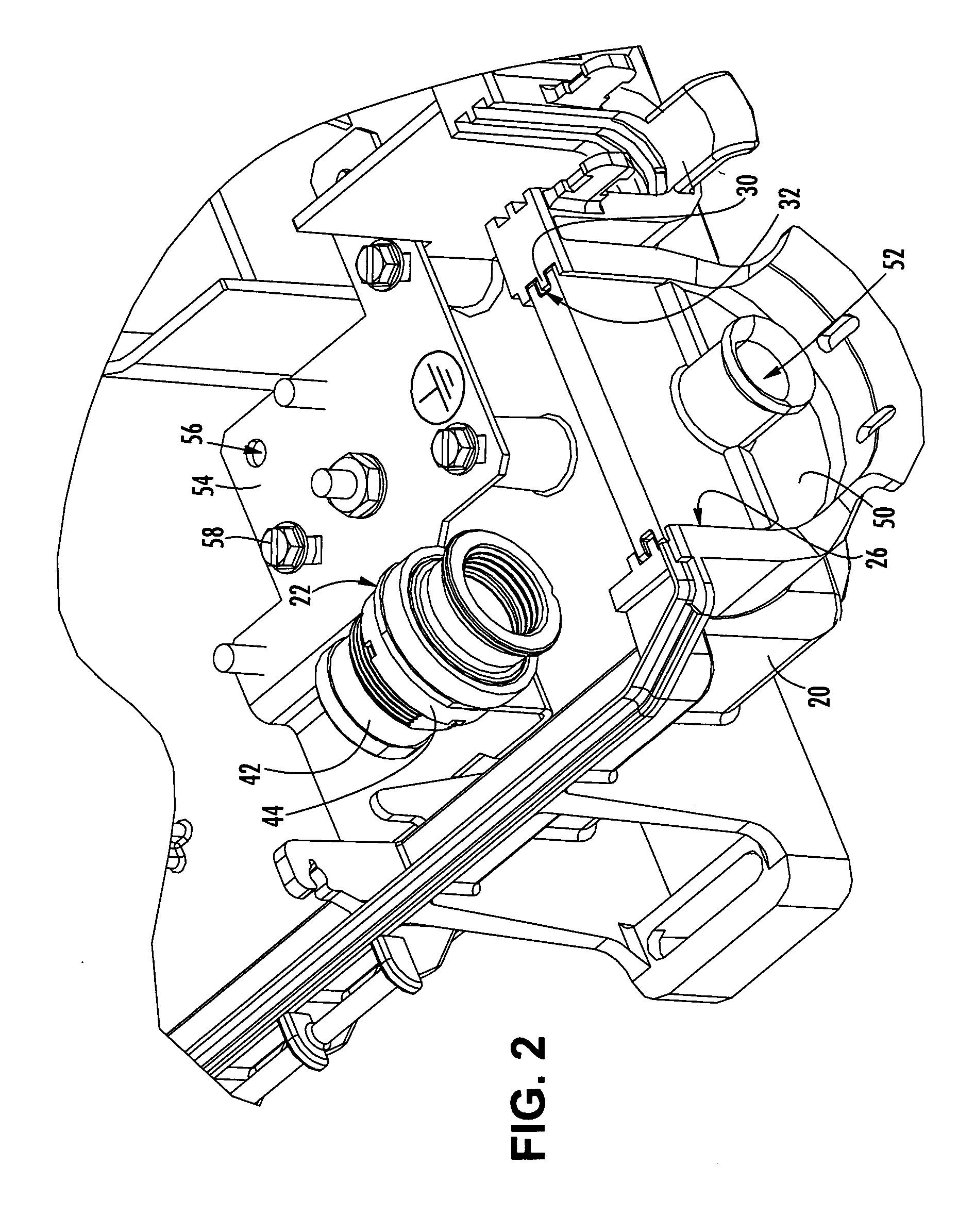 Connector port for network interface device