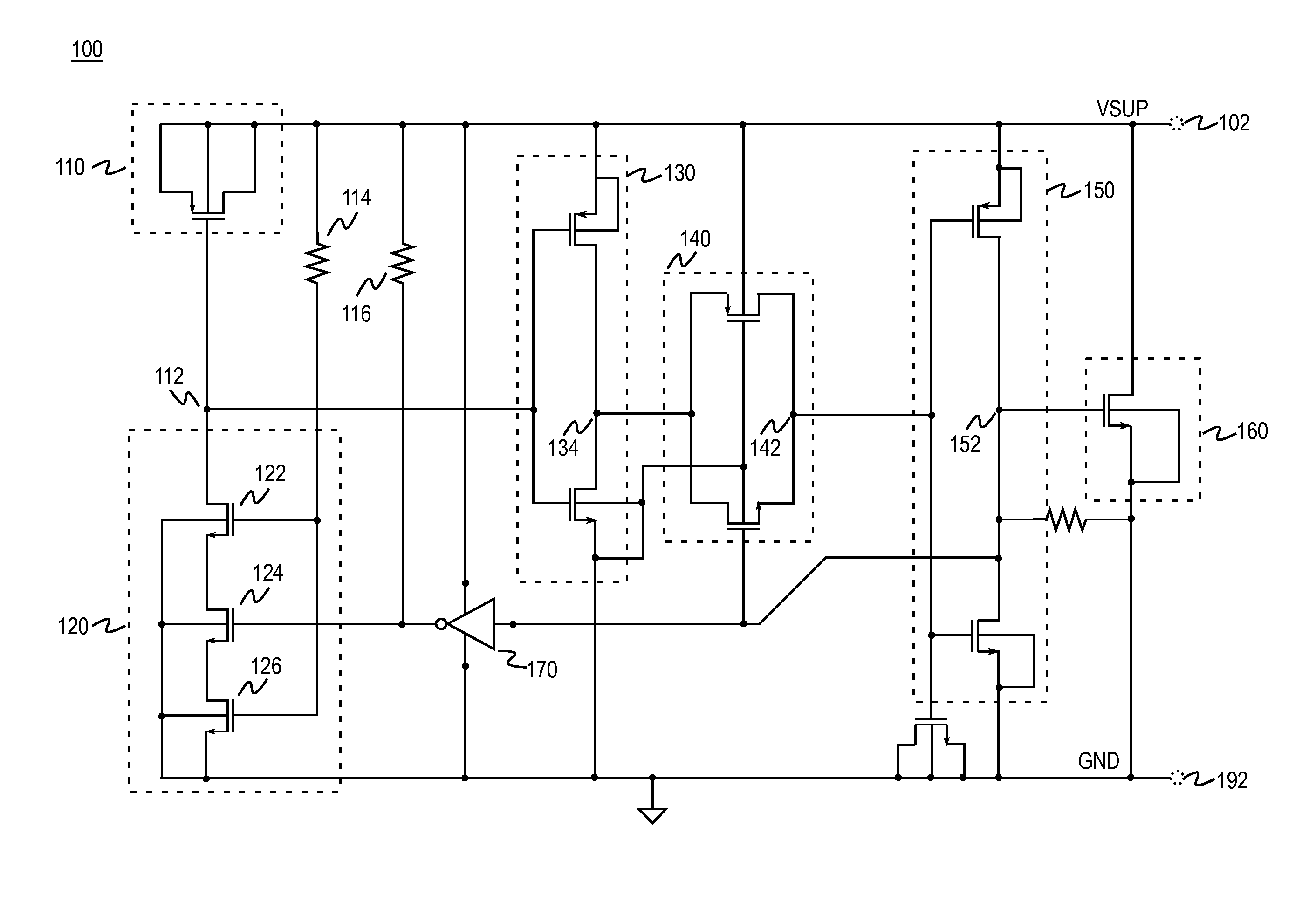 Electrostatic Discharge Protection Rail Clamp with Discharge Interruption Circuitry