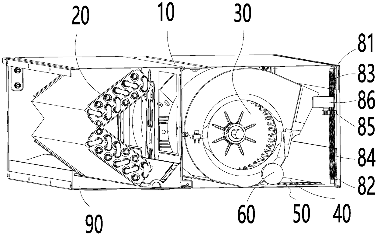 Air duct indoor machine and air conditioning unit