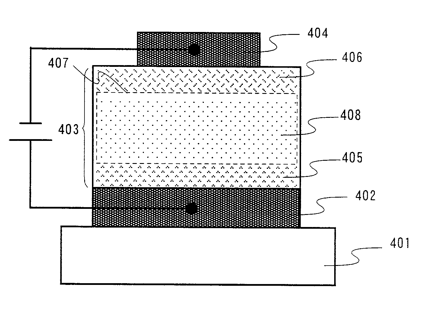 Organic light emitting element and display device using the element