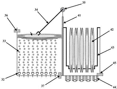 Deoiling treatment method for wastewater in catering industry