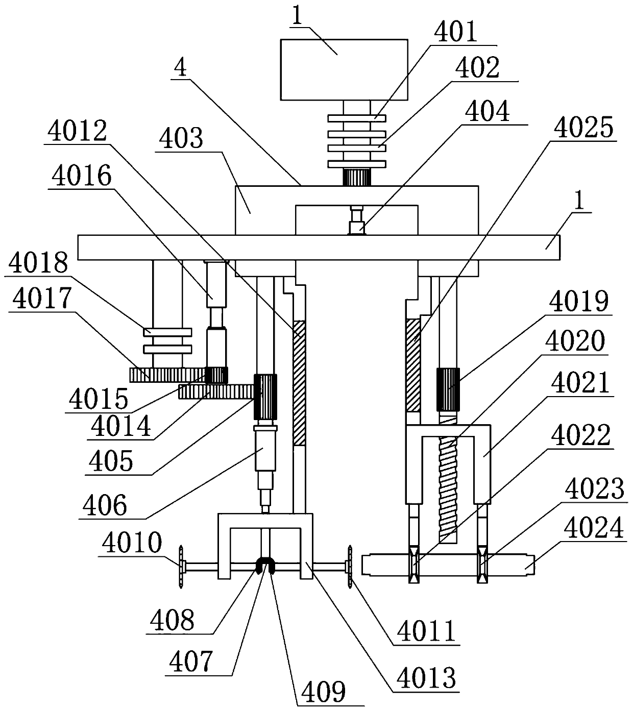 Pipe repairing device