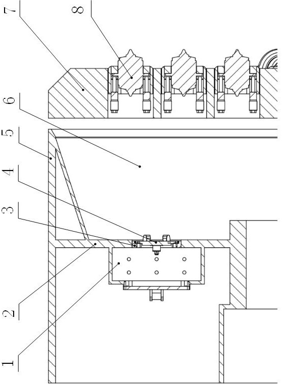 Device and method for hob wear monitoring of earth pressure balance shield machine based on image analysis