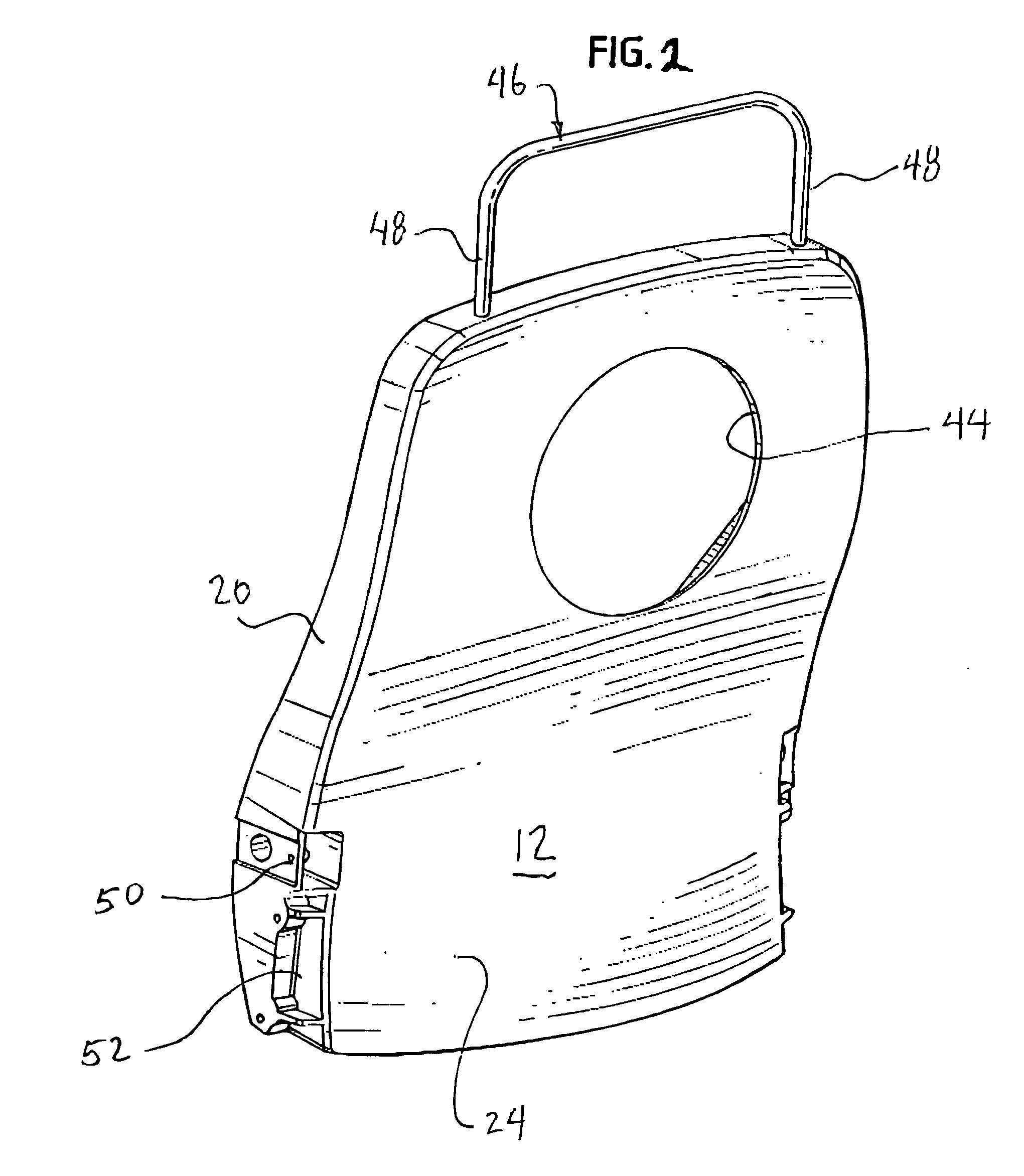 Vehicle seat frame