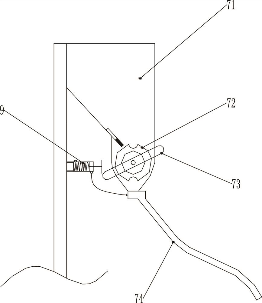 Precision fertilizing device for rice transplanter and use method of precision fertilizing device