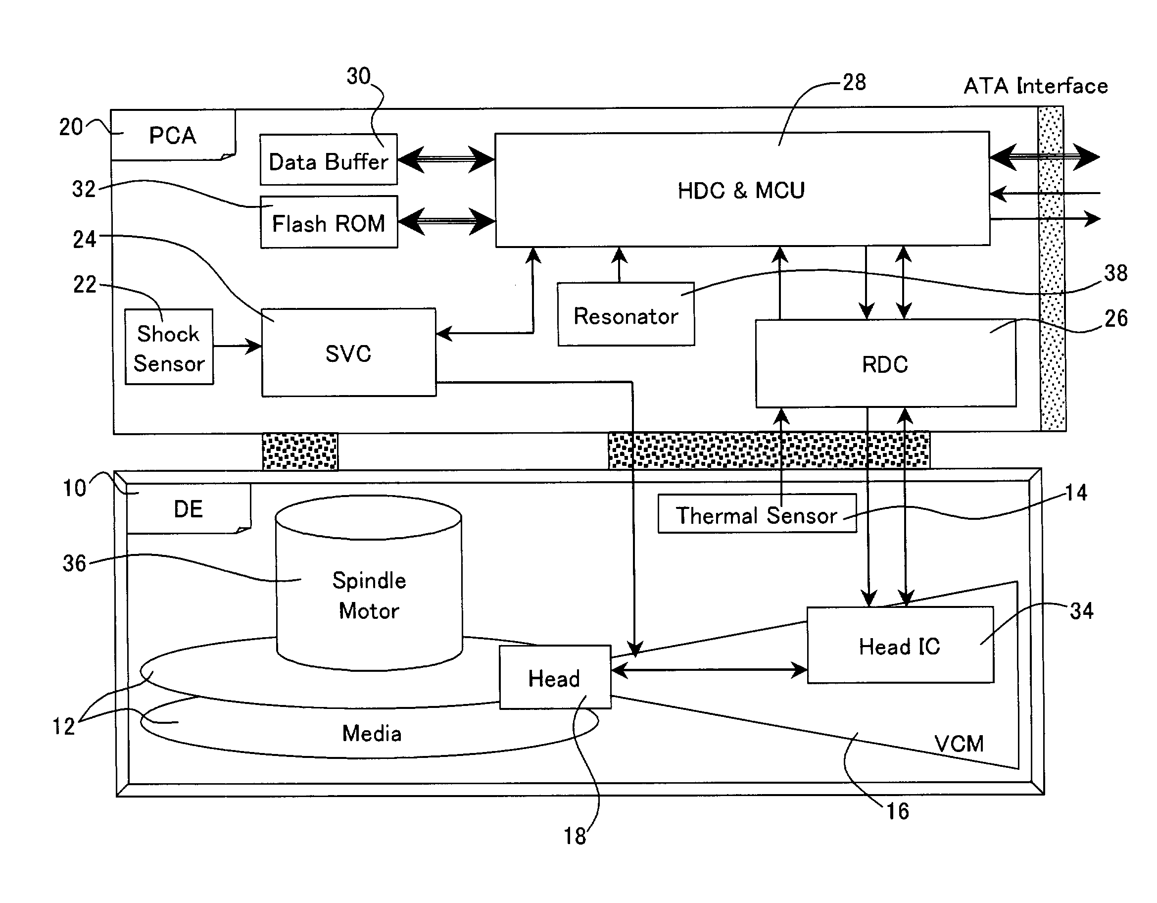 Adjacent track data guarantee processing method and disk device