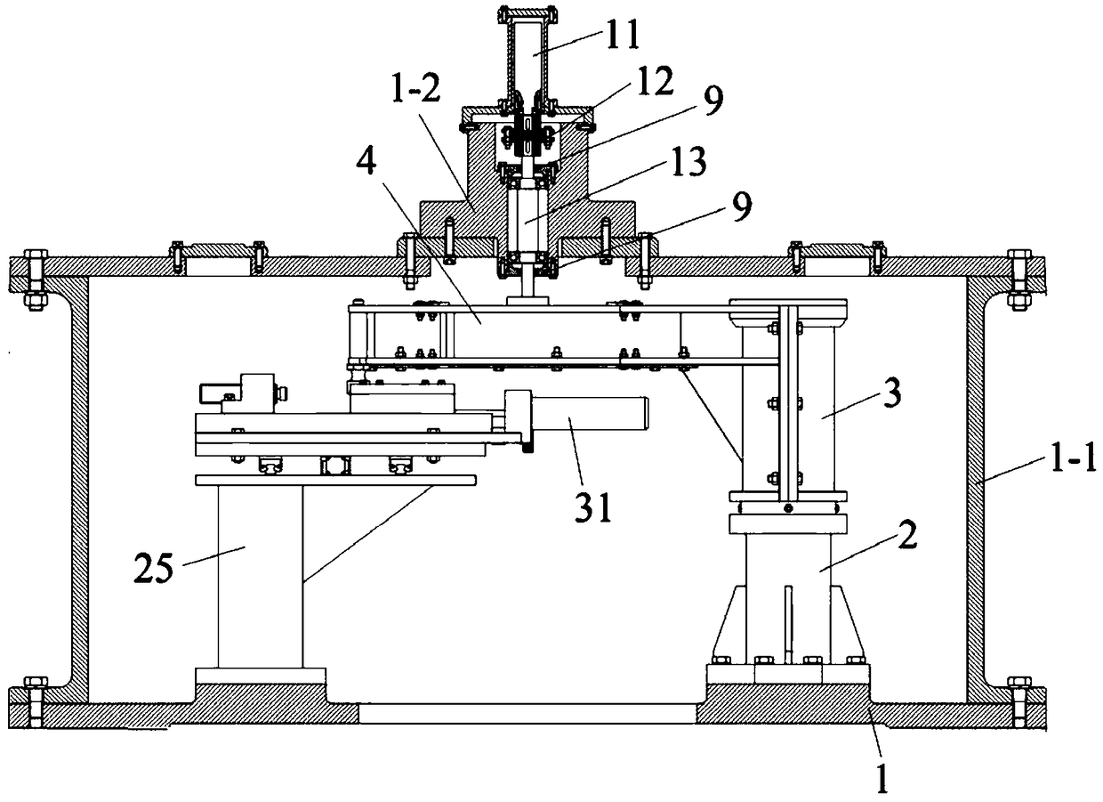 Impact and rubbing experiment device of rotating stator