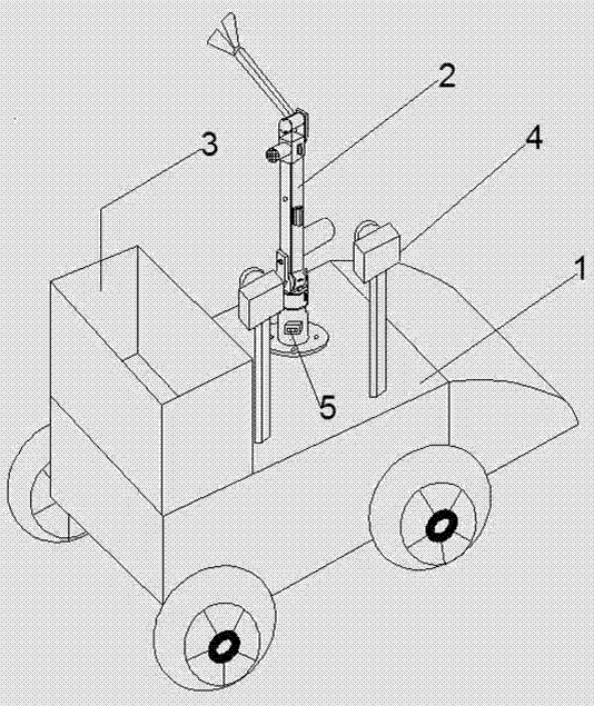 Picking robot with maturity testing and counting function