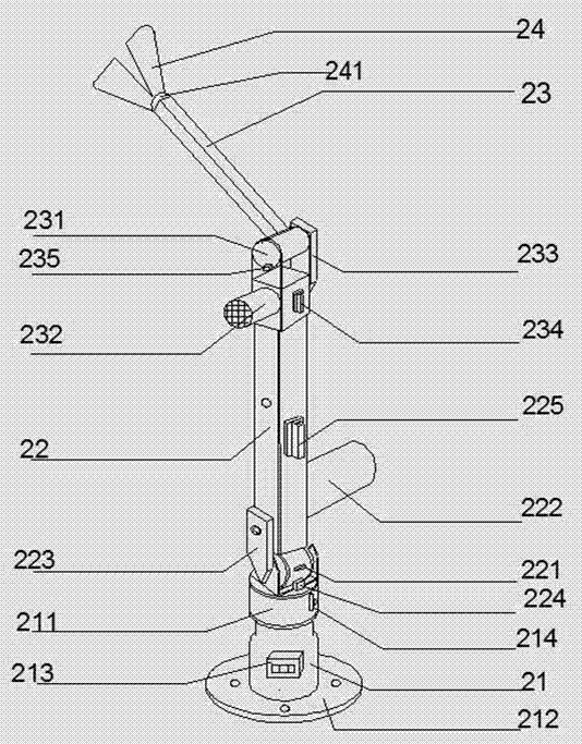 Picking robot with maturity testing and counting function