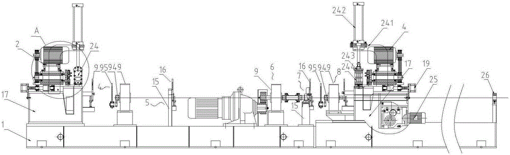 Pipe end facing machine