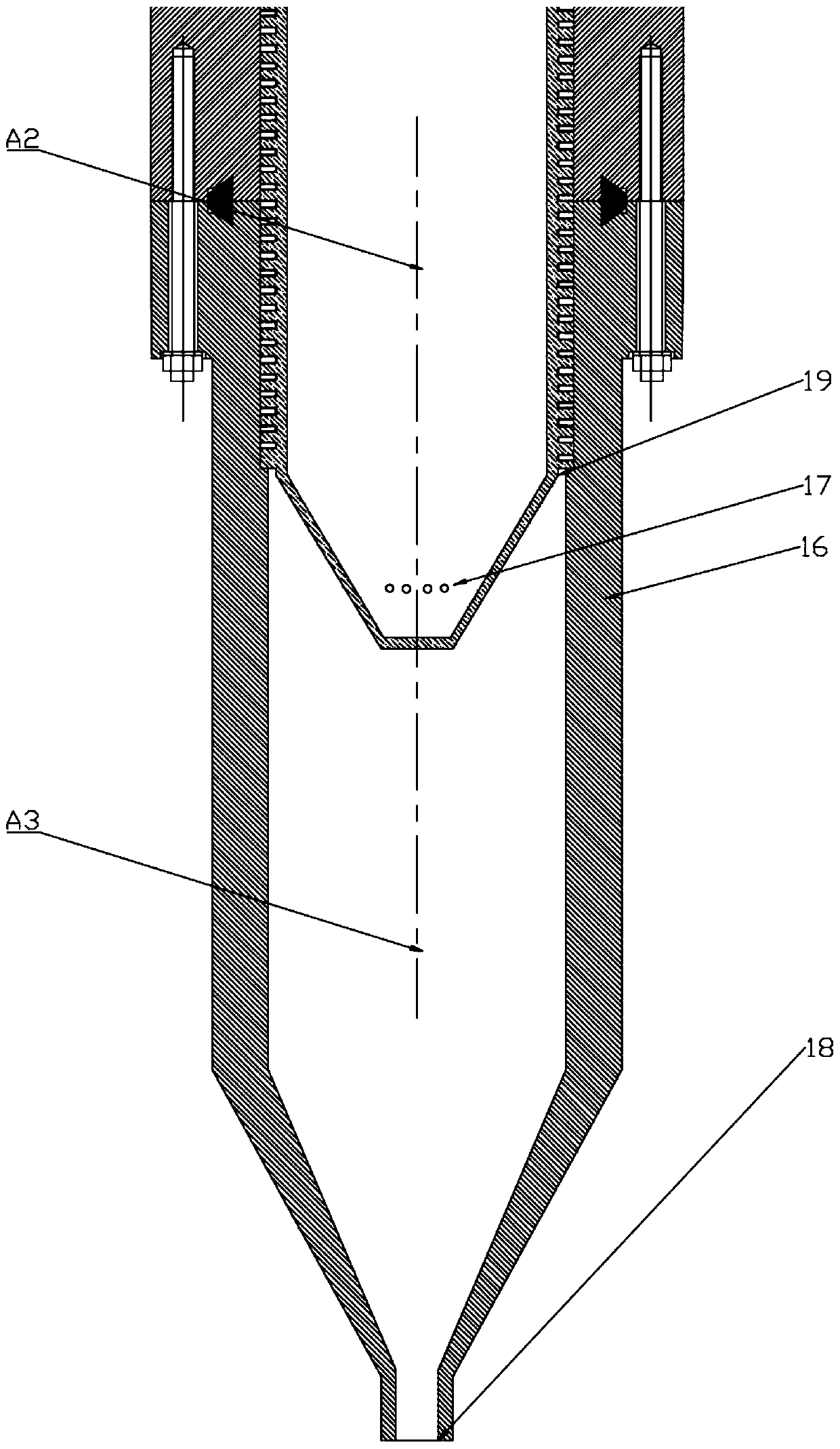 Supercritical hydrothermal combustion type downhole steam generator for heavy oil thermal recovery