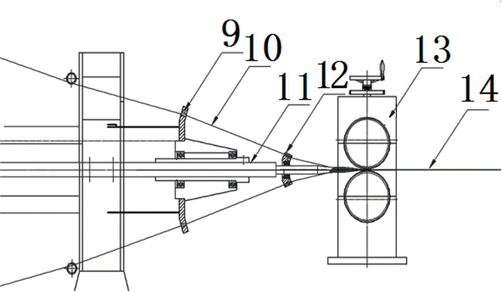 Device and method for producing special-shaped superconducting cable for magnet