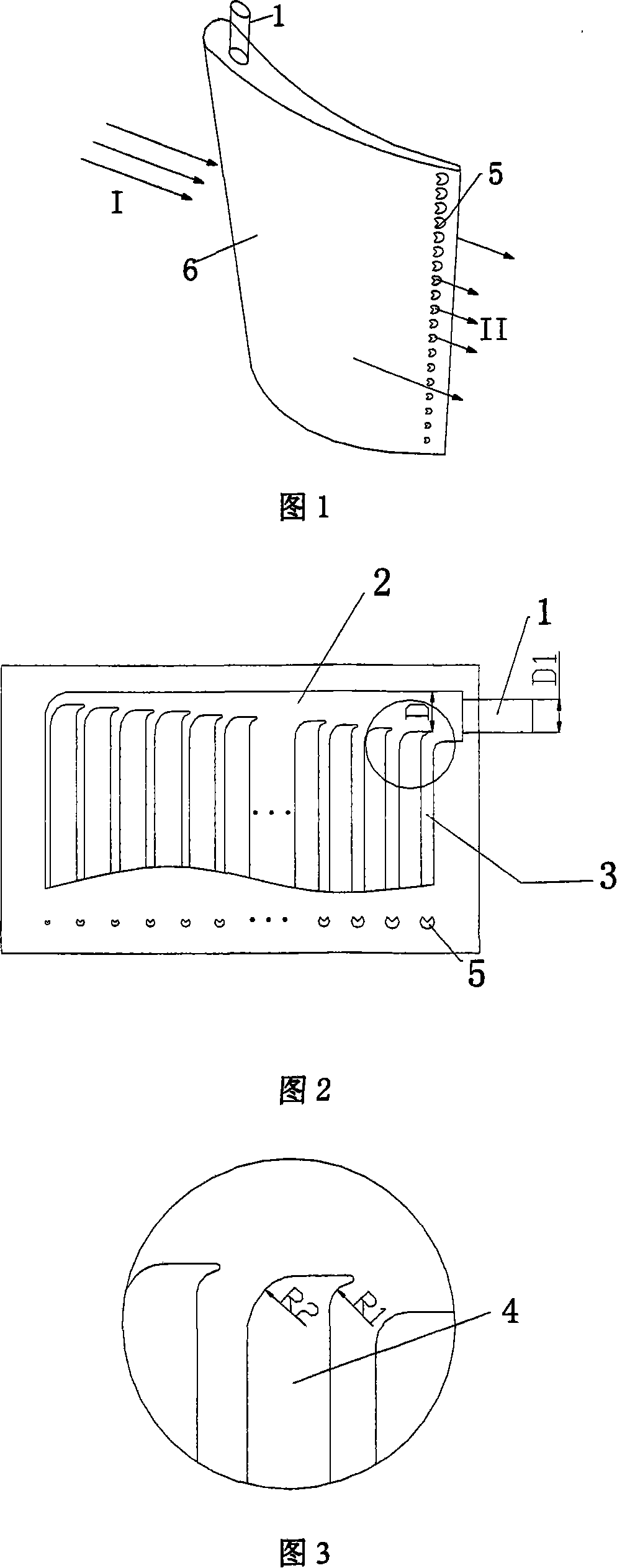 Impeller mechanical wing profile with suction edge injection