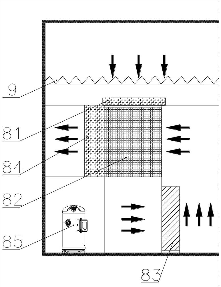 Heat pump type belt type low-temperature sludge drying machine