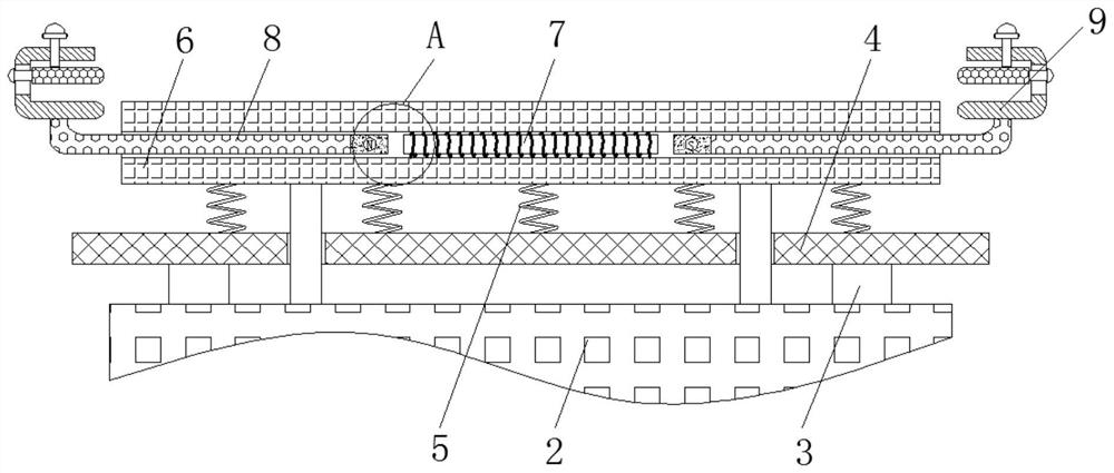 Leather processing detection device for mixed motion polishing