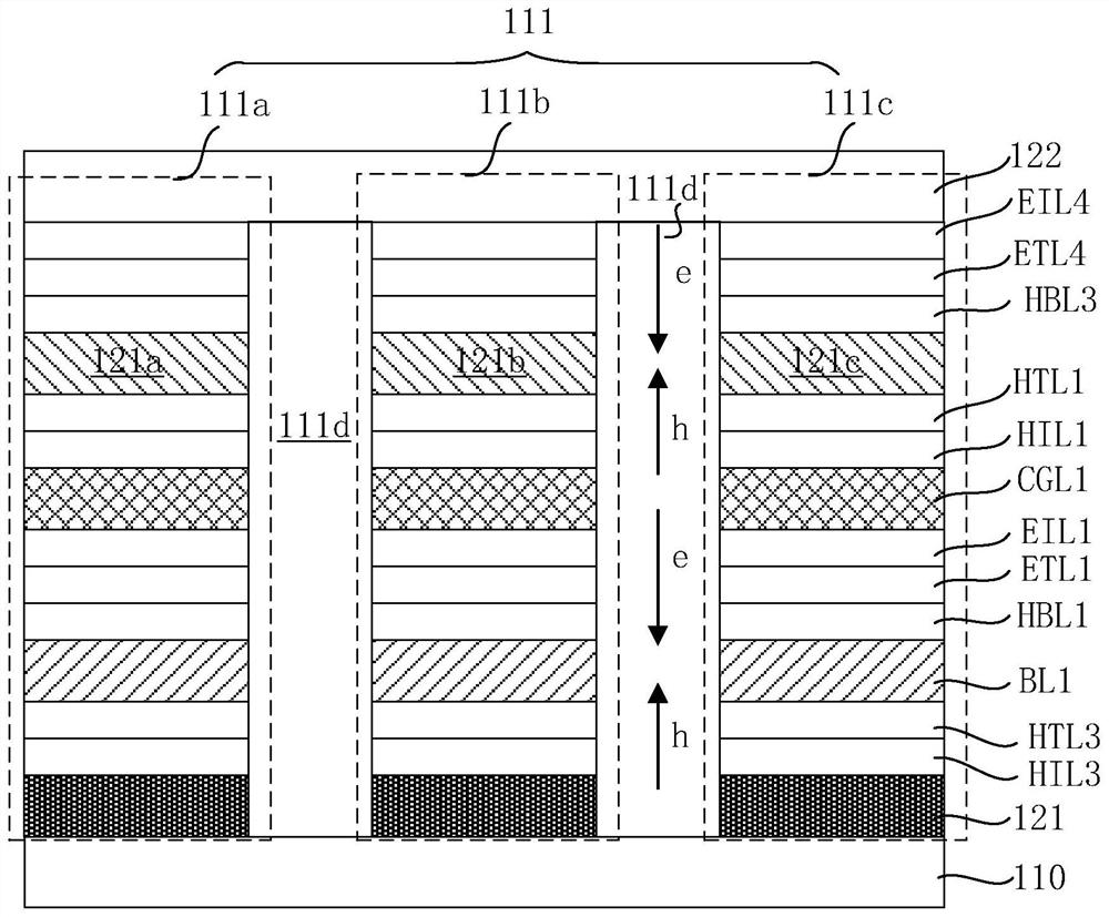 Display device and its oled light-transmitting substrate, oled substrate