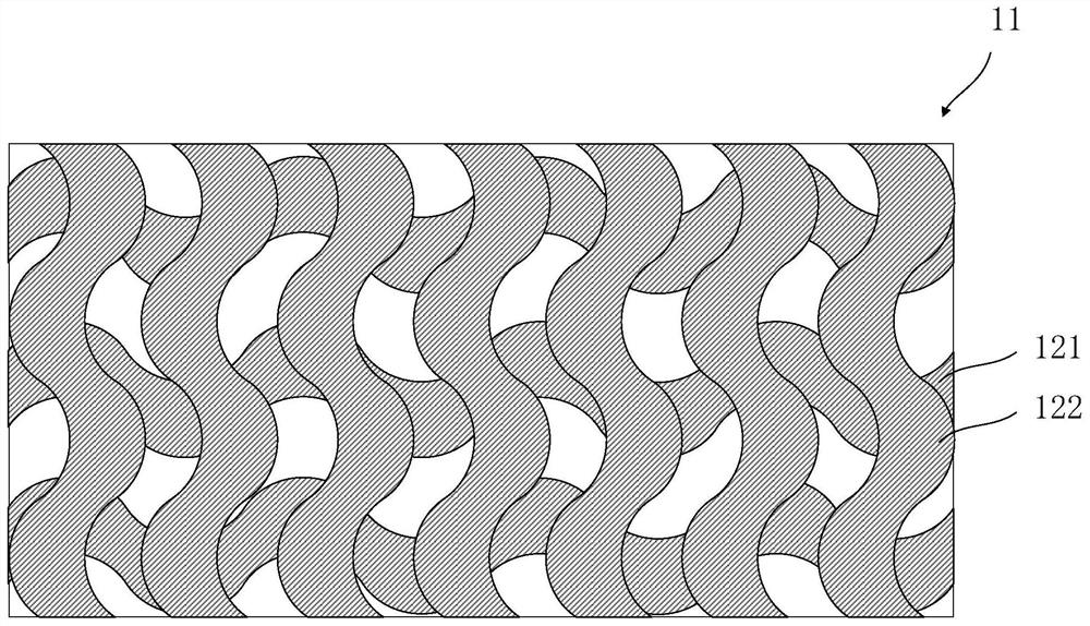 Display device and its oled light-transmitting substrate, oled substrate