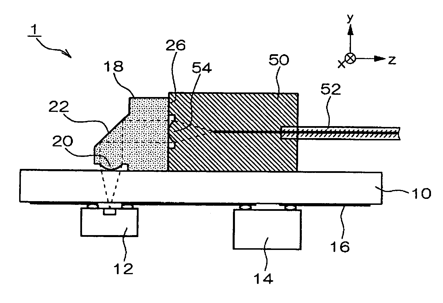 Optical module and manufacturing method of the same, optical communication device, opto-electrical hybrid integrated circuit, circuit board, and electronic apparatus