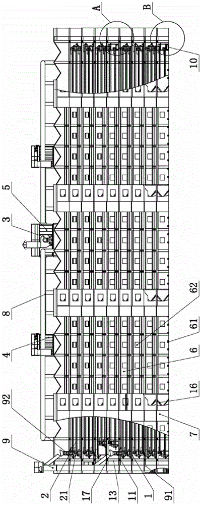 Mixed structure three-dimensional environmental protection fermentation system