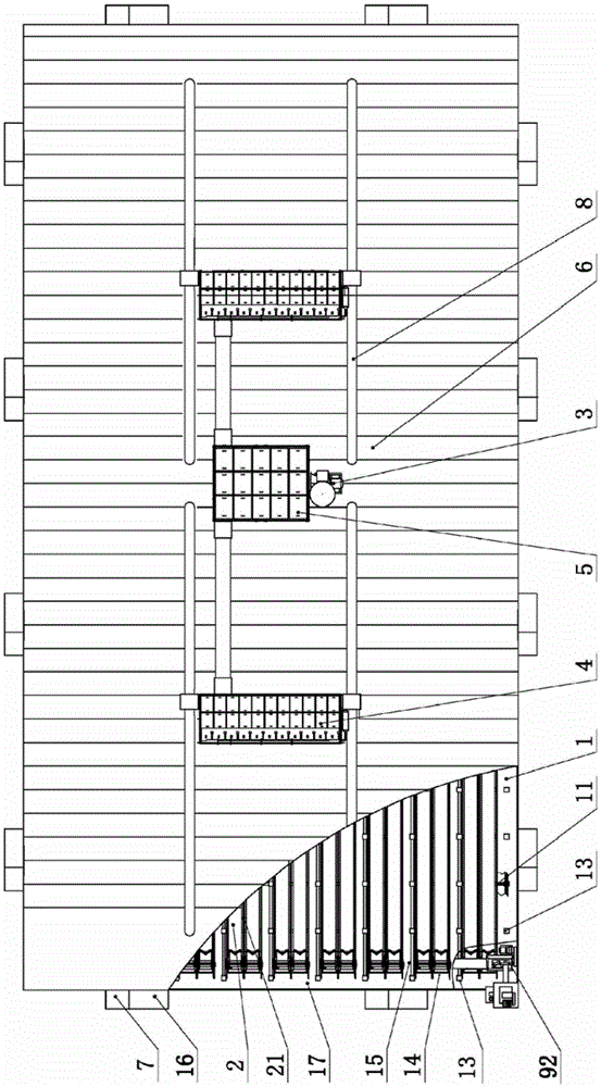 Mixed structure three-dimensional environmental protection fermentation system