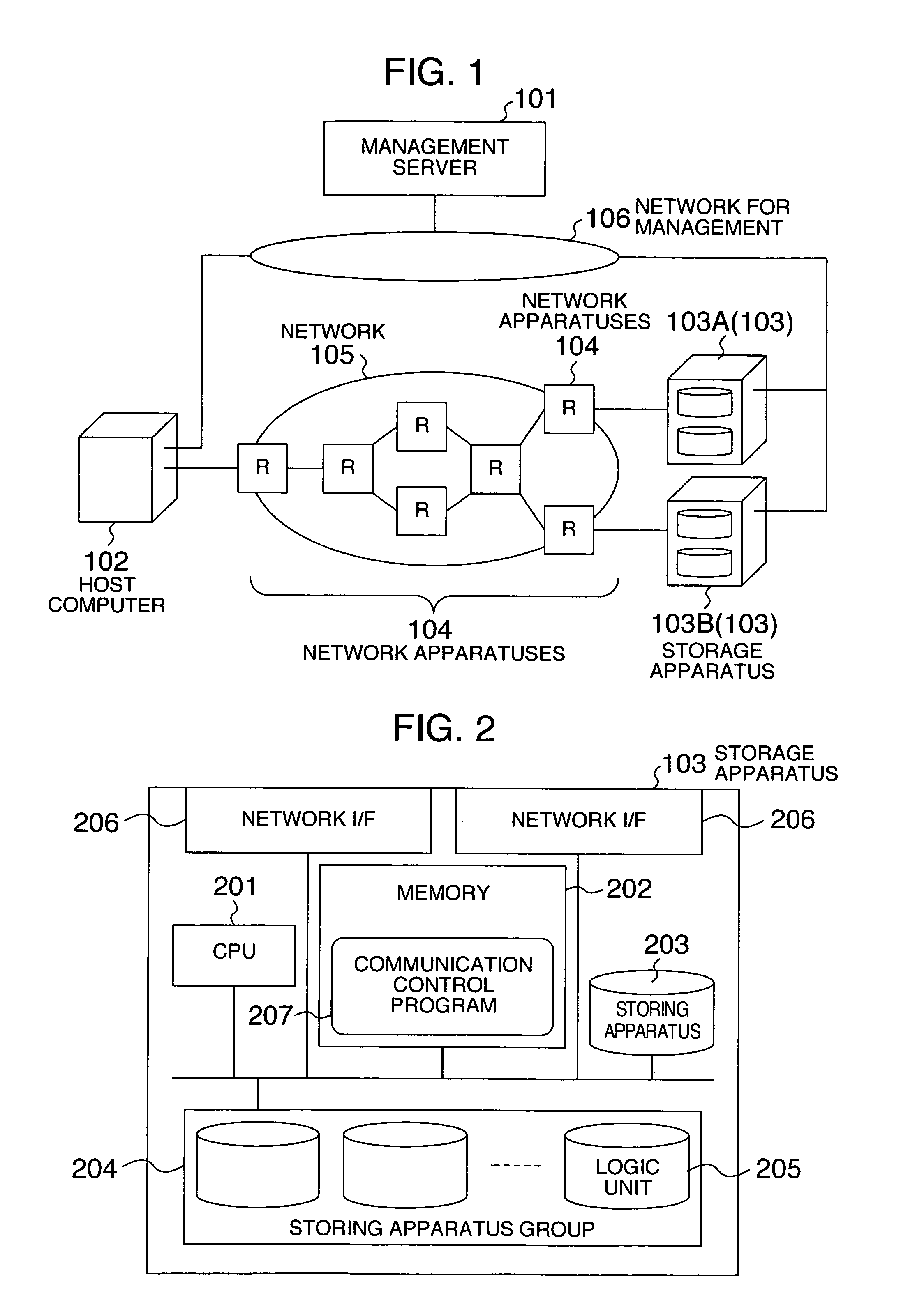 Storage network management server, storage network managing method, storage network managing program, and storage network management system