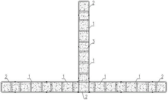 Double-steel-plate shear wall combined structure