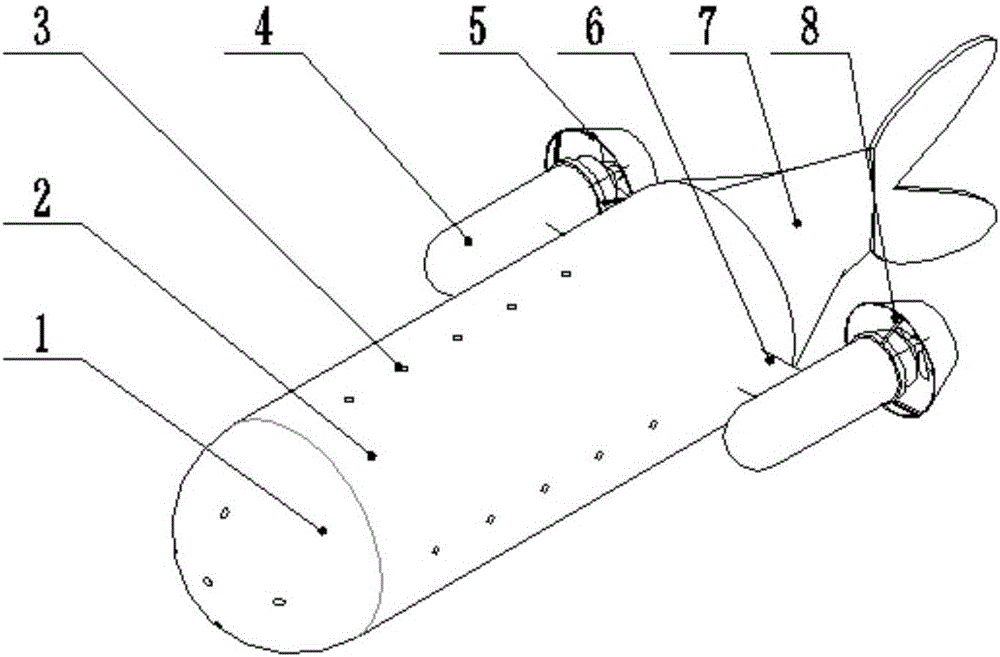 Multifunctional AUV based on bionic lateral line