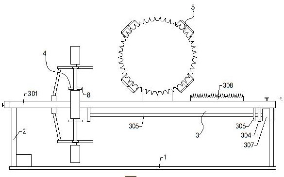 Glass surface damage repairing equipment