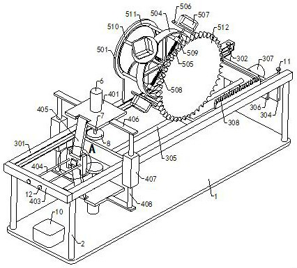 Glass surface damage repairing equipment