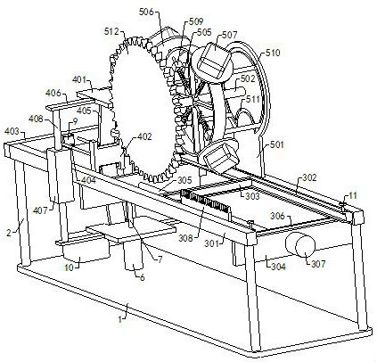 Glass surface damage repairing equipment