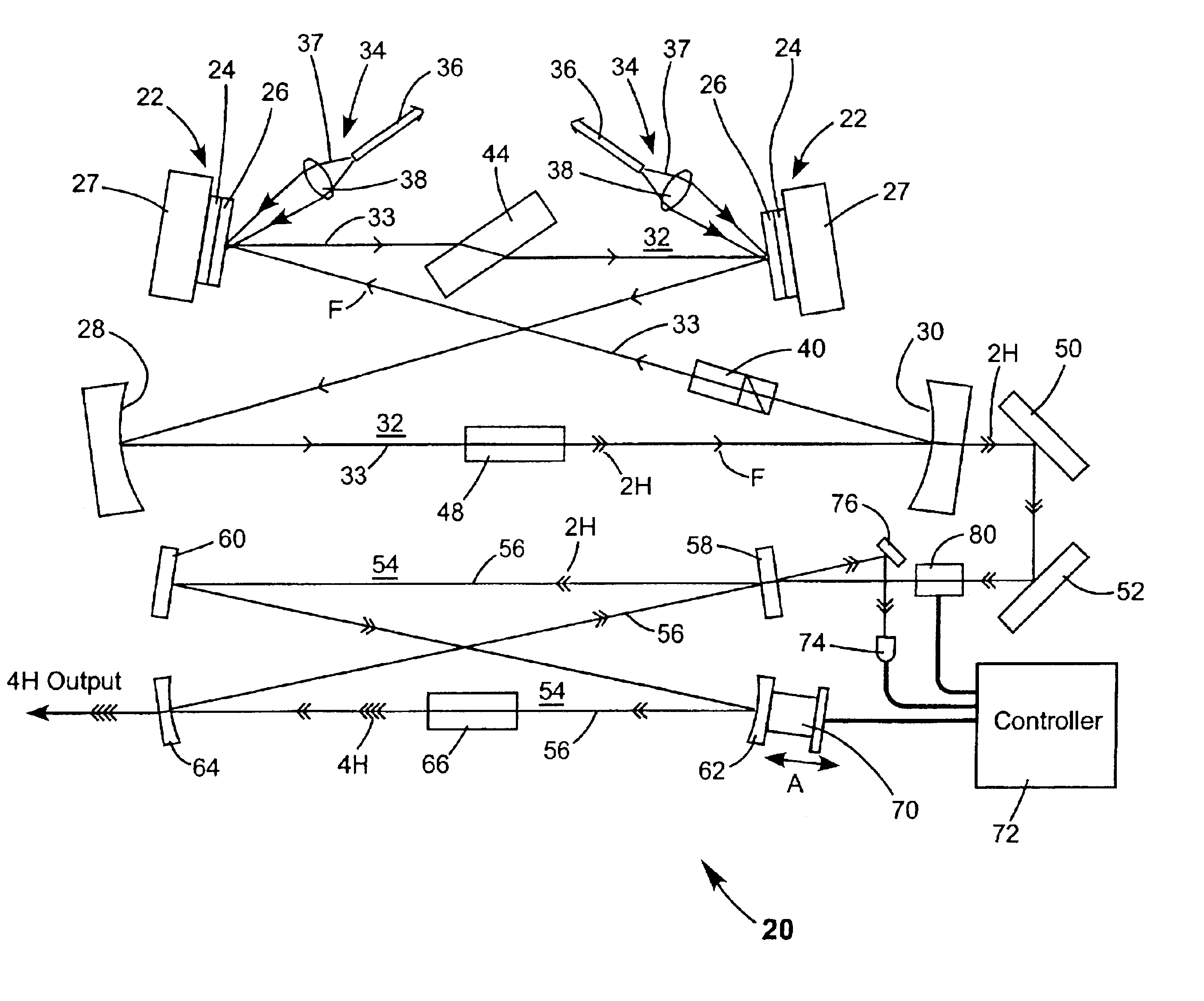 Optically pumped semiconductor ring laser