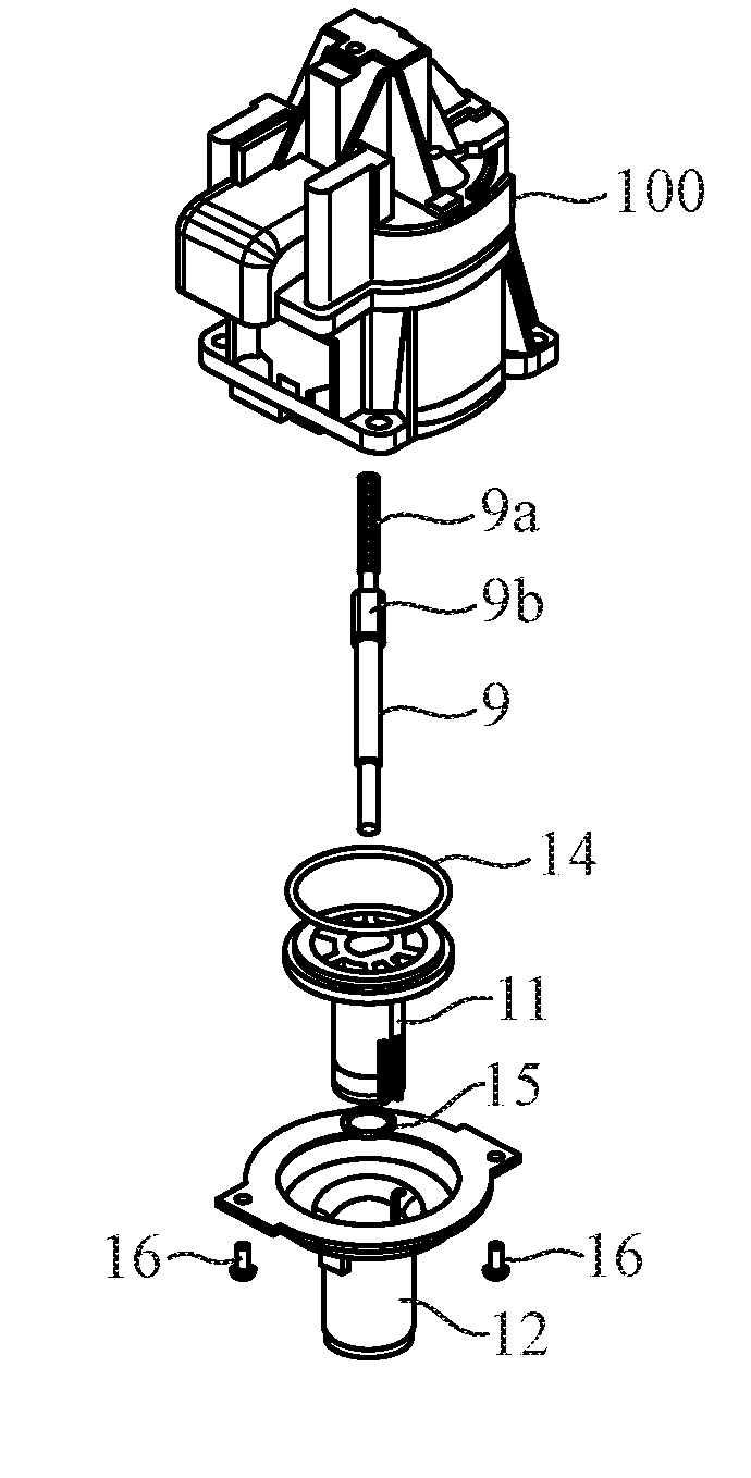 Heat resistant structure for shaft retainer, and actuator