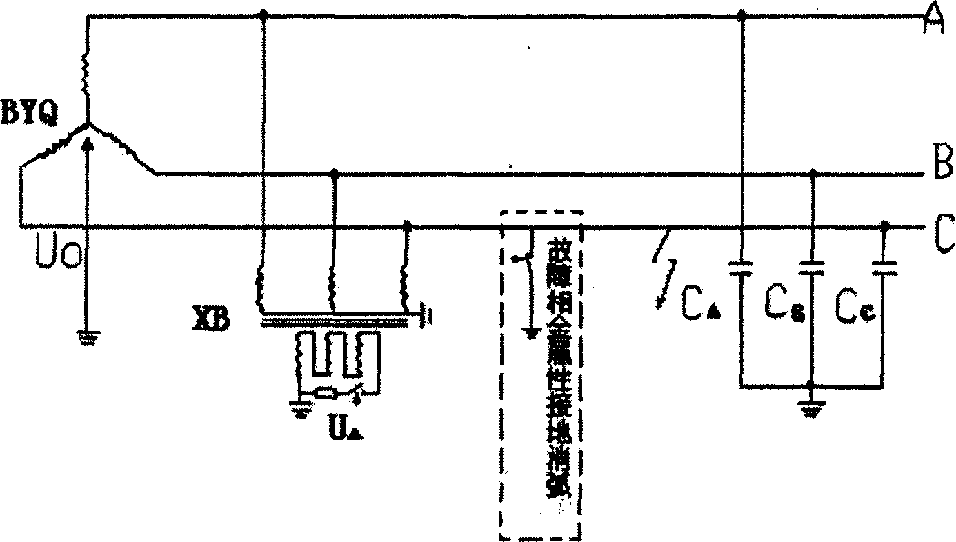 Power transmission and distribution system of leakage for earth capicitance storage charge and system control method