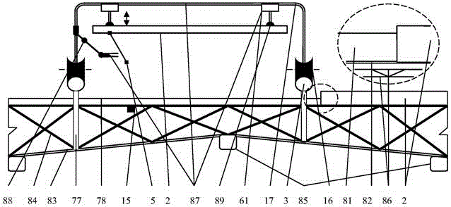 Photovoltaic power generation system with tracks and track-like power transmission buses