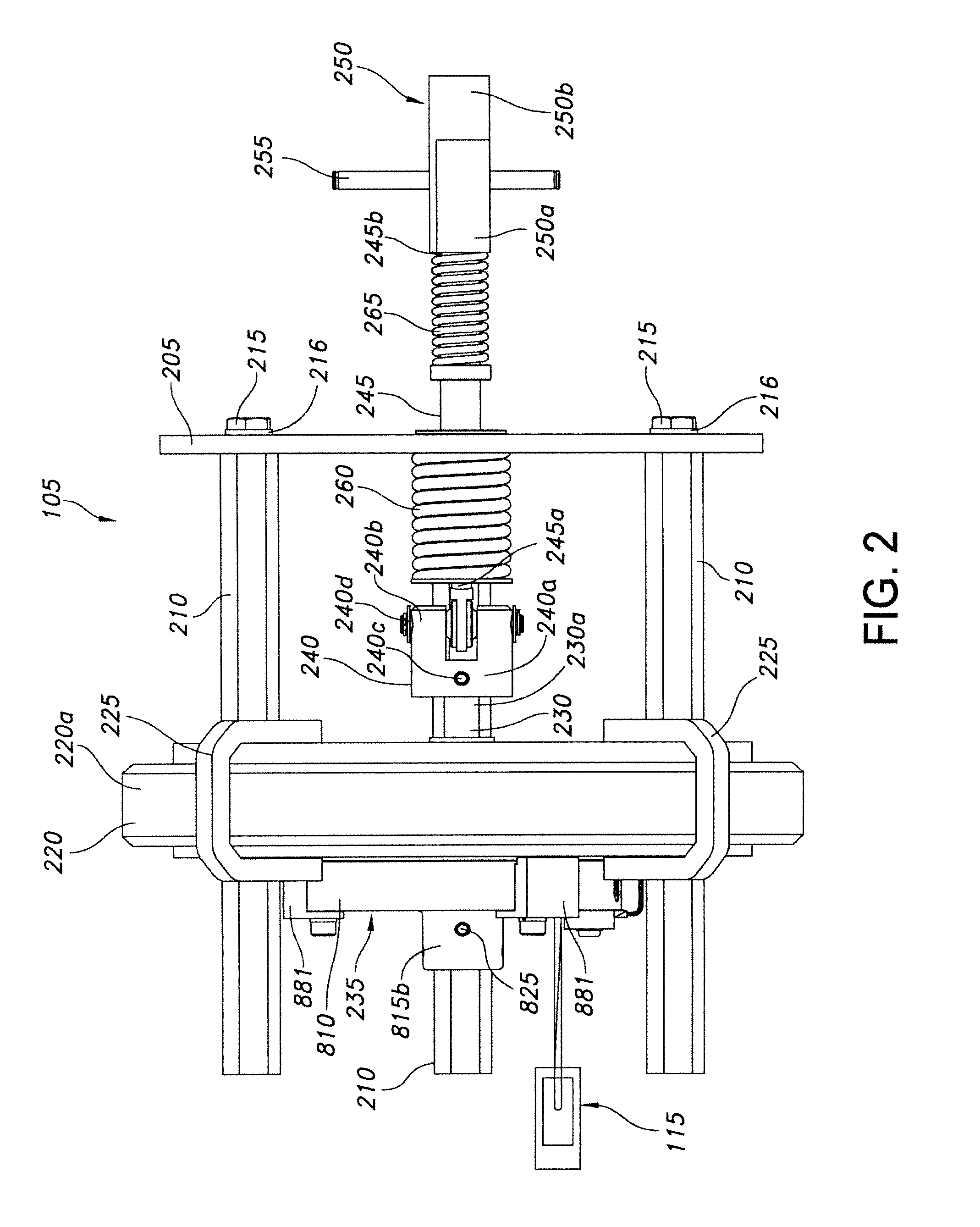 Magnetic latch for a voice coil actuator