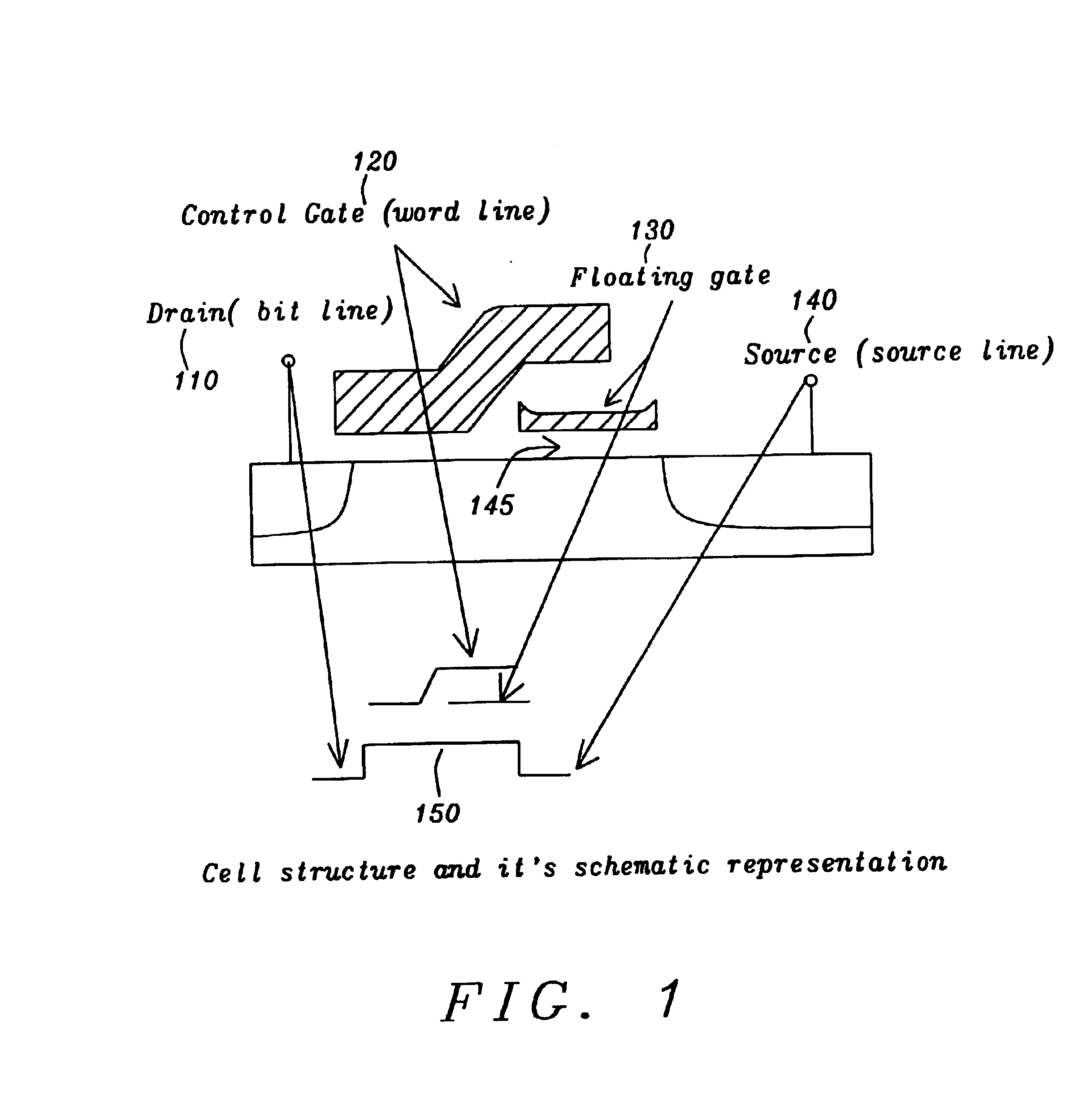 Nonvolatile semiconductor memory array with byte-program, byte-erase, and byte-read capabilities