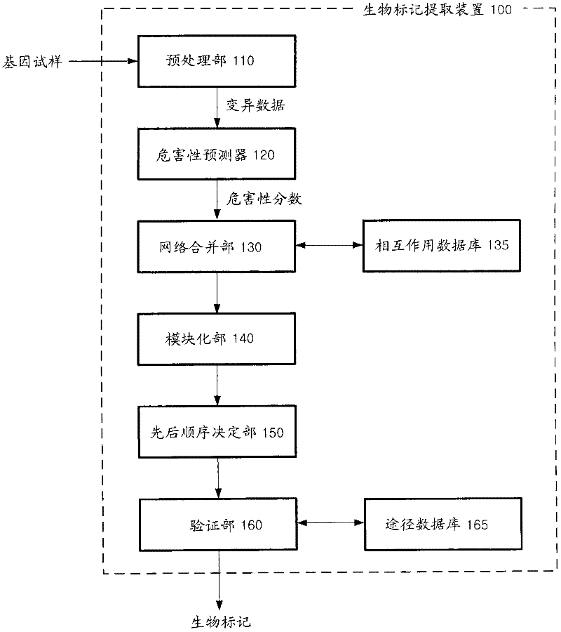 Apparatus and method for extracting biomarkers