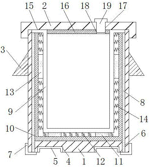 A chemical tank capable of providing a stable storage environment for chemical raw materials