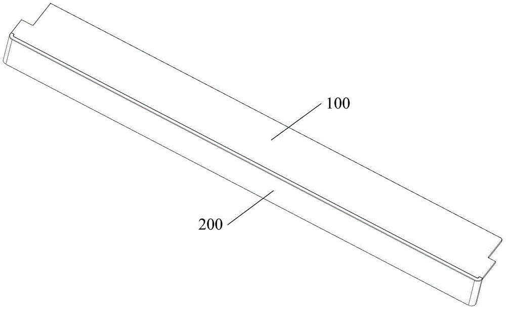 Decorating component for refrigerator panel and refrigerator