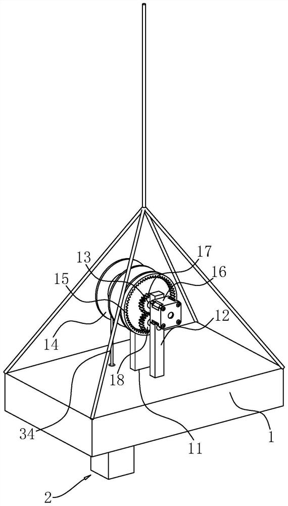 Mounting structure of fabricated building and construction method of fabricated building